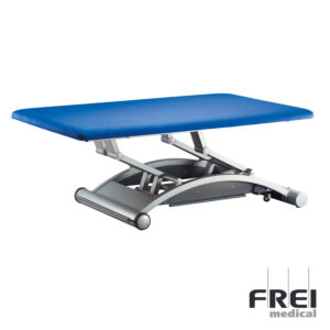 Table de massage électrique bobath pour kiné de couleur bleu Frei medical